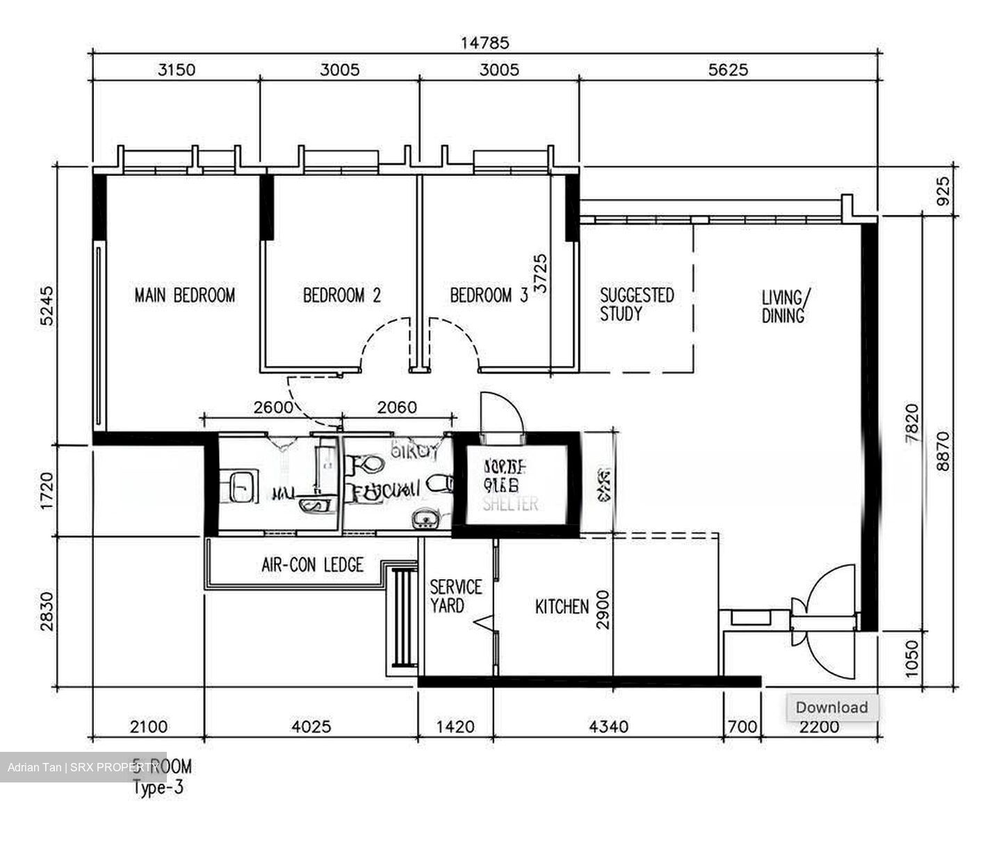 Blk 106A Alkaff Vista (Toa Payoh), HDB 5 Rooms #636533411
